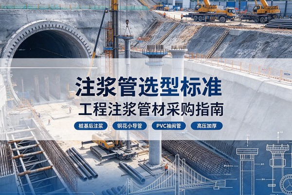 勐海注浆管选型标准