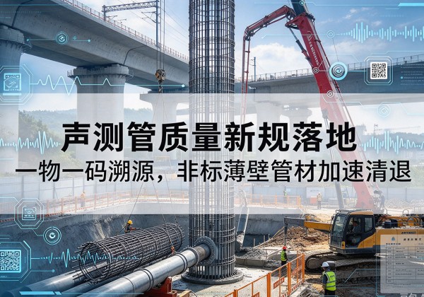 勐海声测管质量新规落地，一物一码溯源，非标薄壁管材加速清退