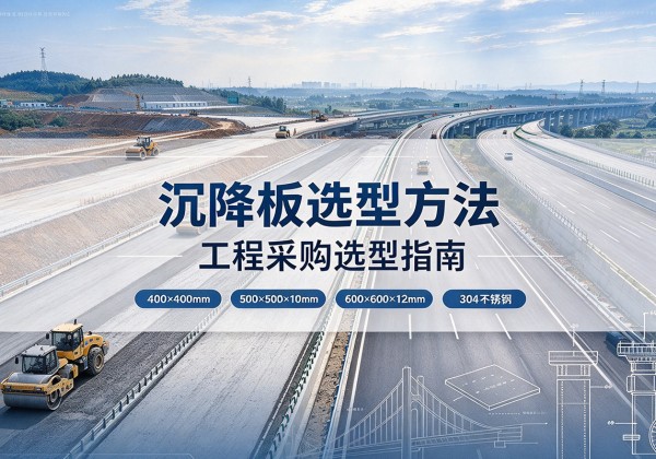 勐海沉降板选择方法