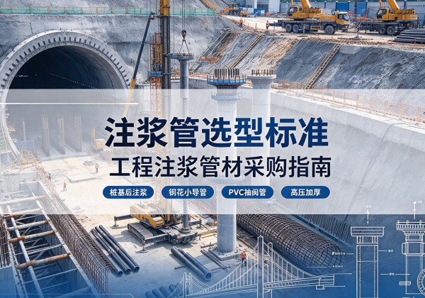 勐海注浆管选型标准